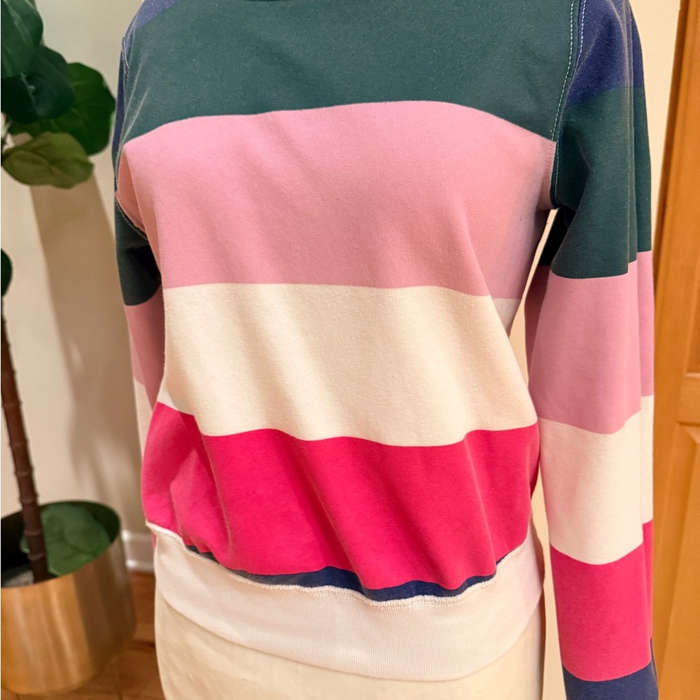 Abercrombie & Fitch Multicolor Striped Sweatshirt - Picture 2 of 6